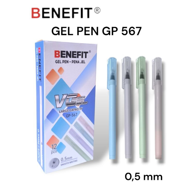 

GEL PEN PULPEN BENEFIT GP-567 VGEL (LSN)