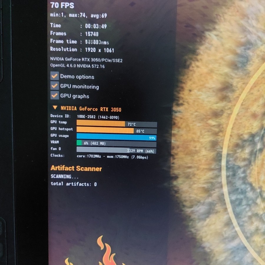 NVIDIA GeForce RTX 3050 GPU MSI