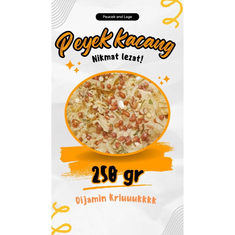 

Peyek Kacang Homemade Teteh Termurah 250gr dikemas dalam Thinwall 1500