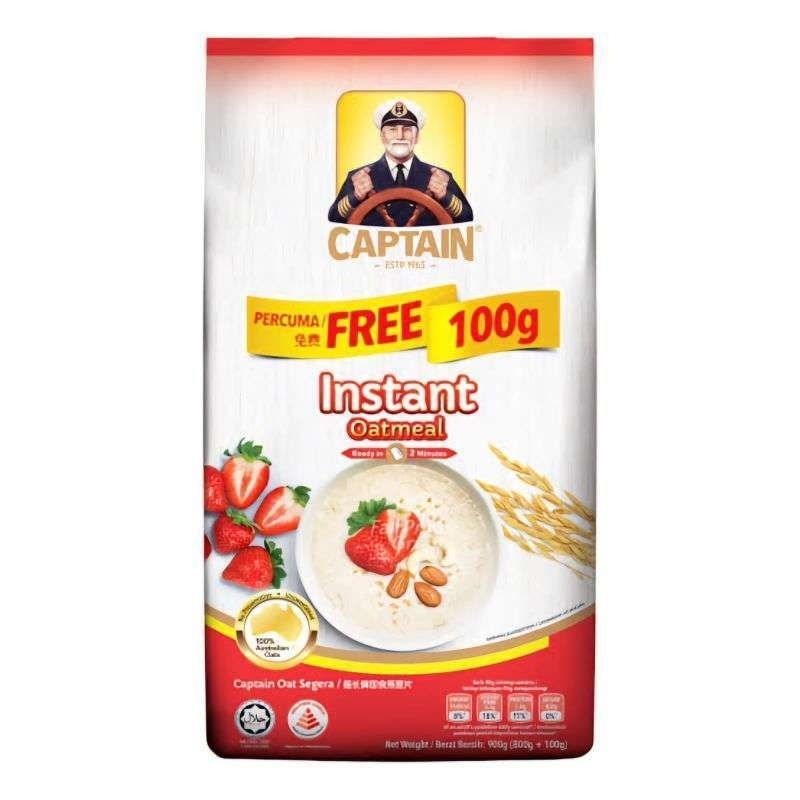 

Captain Oatmeal Instant 900gr