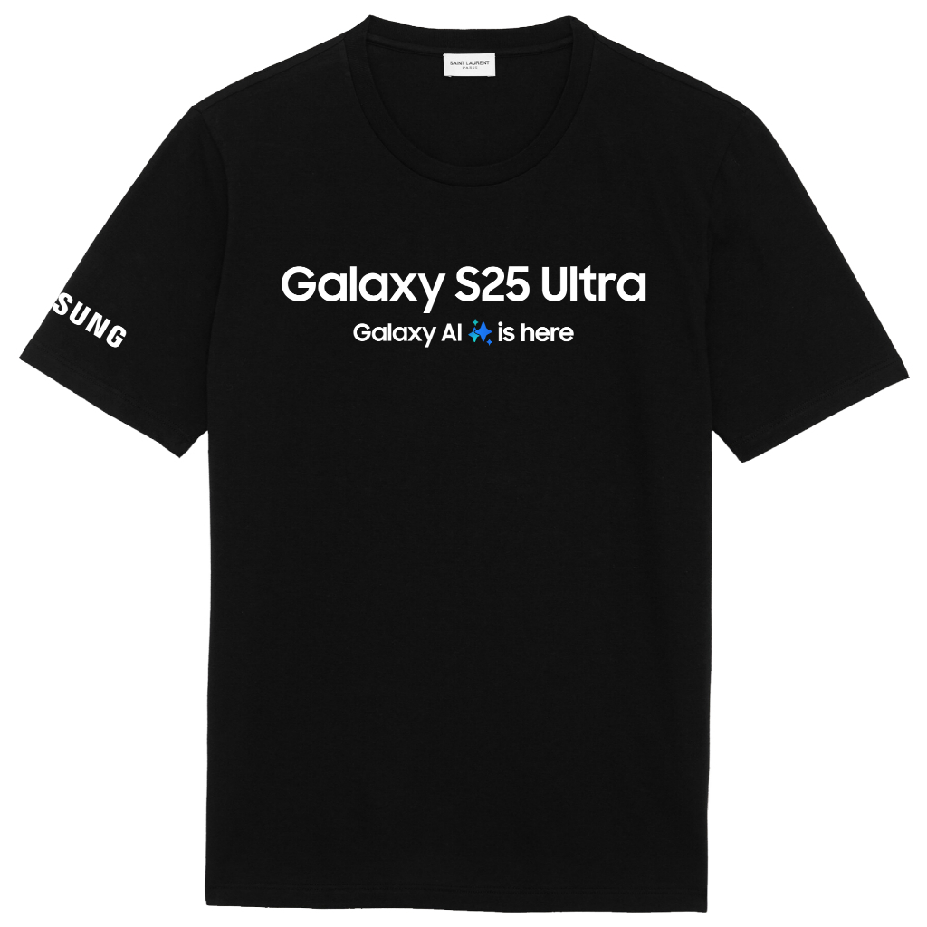 Kaos Tshirt Baju Samsung Galaxy S25 Ultra Galaxy AI is here Terbaru