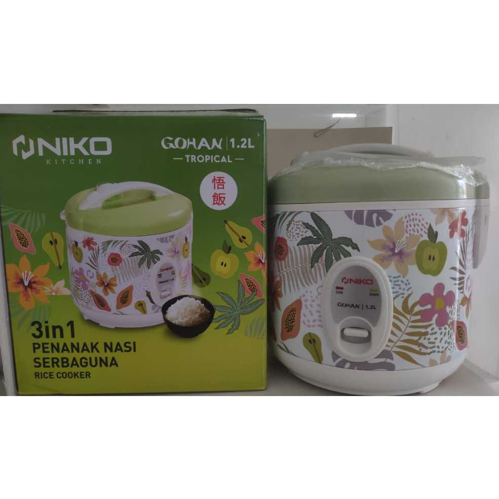 GOHAN RICE COOKER NIKO TROPICAL 1.2L
