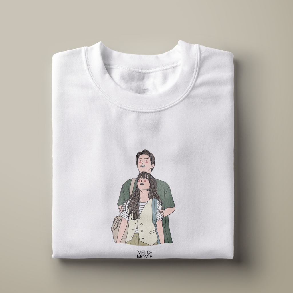 KAOS KDRAMA MELO MOVIE KOREAN DRAMA T-SHIRT KOREAN DRAMA KDRAMA MERCHANDISE KAOS DRAMA KOREA
