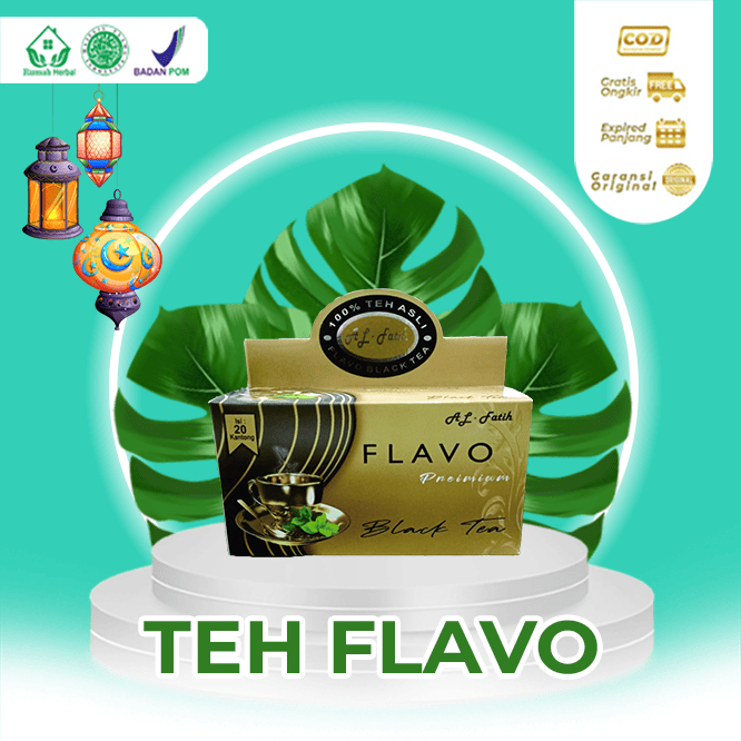 

Teh hitam herbal flavo untuk kesehatan bpom