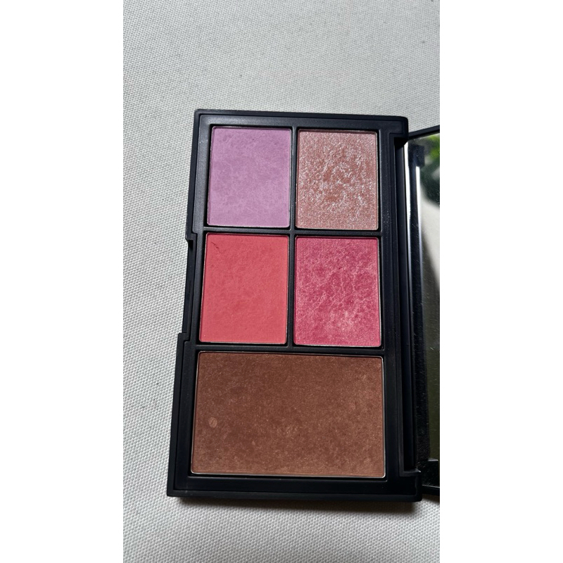 preloved makeup Nars Virtual Domination Cheek palette blush bronzer used good condition