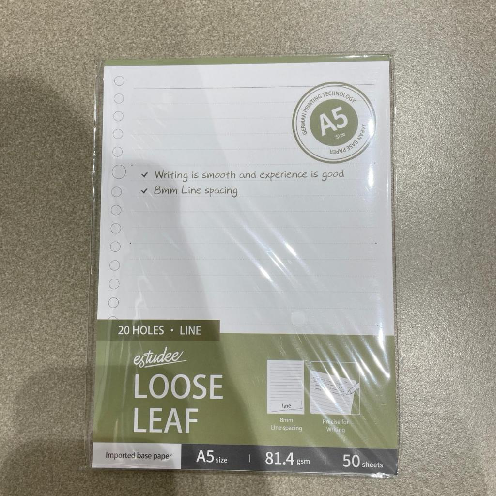 

Gramedia - ESTUDEE LOOSE LEAF PREMIUM - LINE 8MM A5