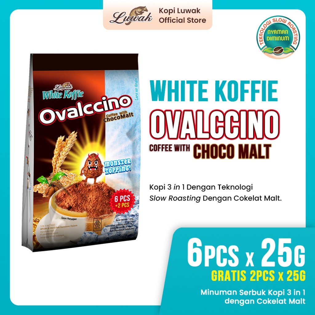 

OVALCCINO WHITE KOFFIE BAG