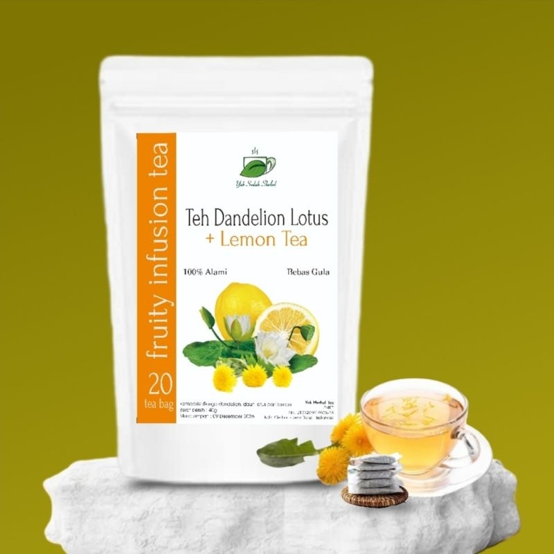 

DANDELION, LOTUS with LEMON / DANDELION, TERATAI + JERUK LEMON