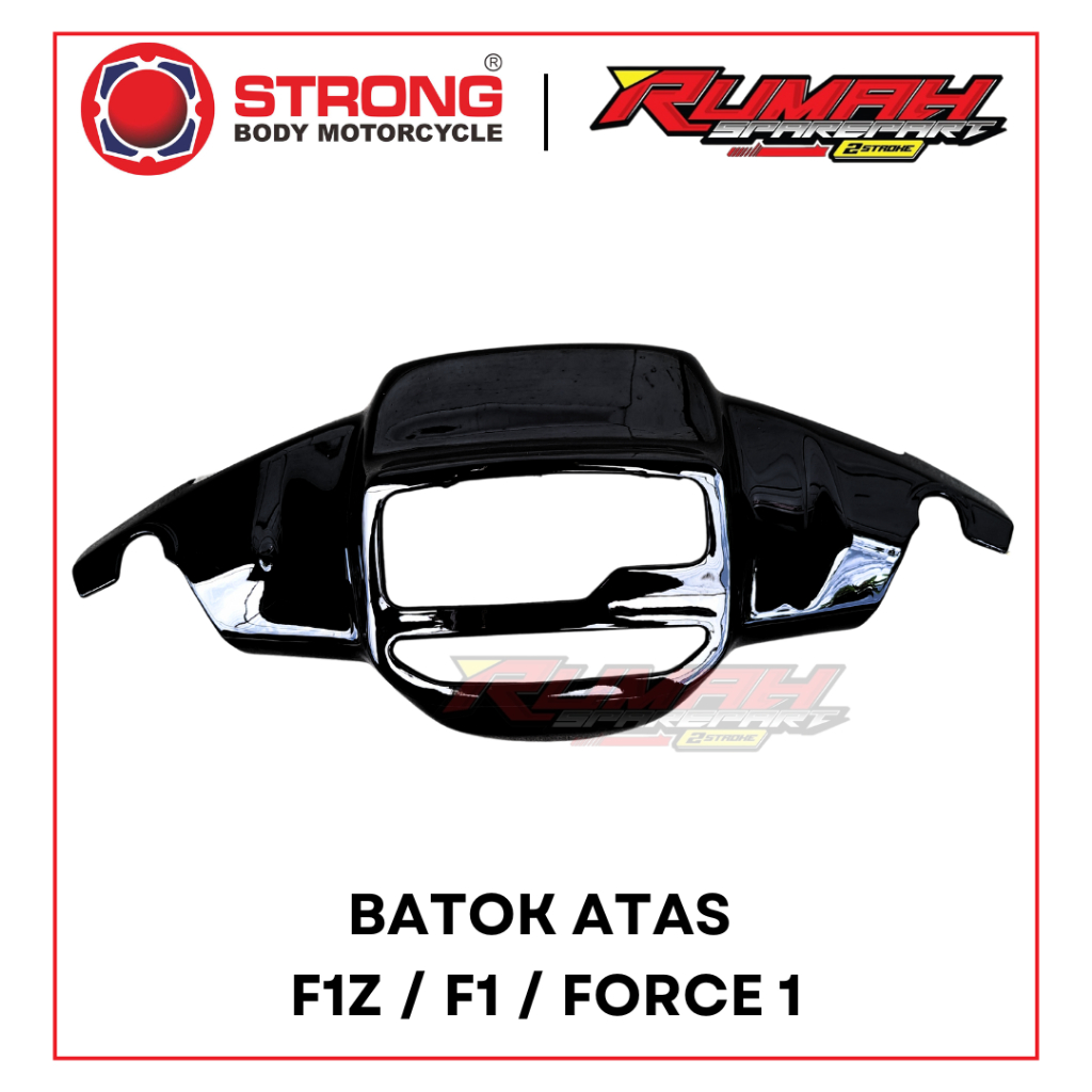 BATOK ATAS HALUS F1Z F1 FORCE 1 STRONG HITAM BODY F1 FORCE 1