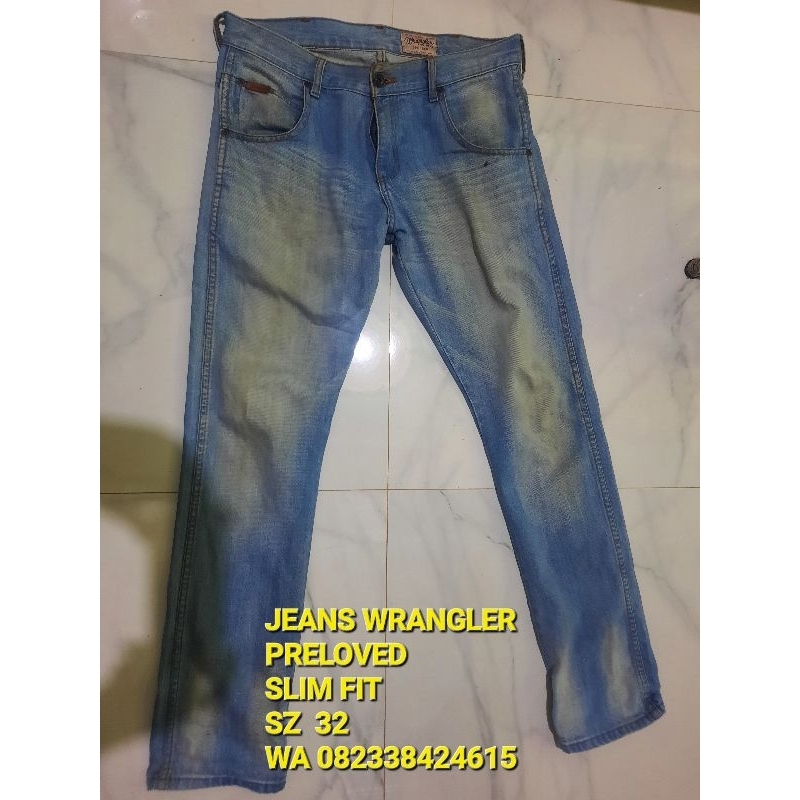 wrangler | celana panjang wrangler | celana jeans | celana slimfit