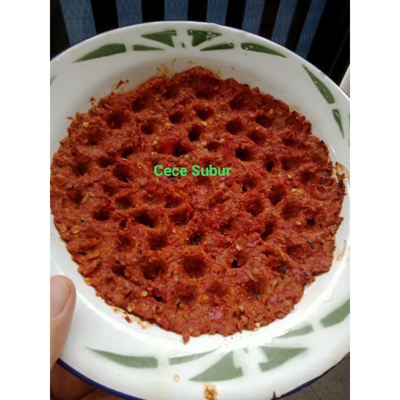 

Terasi panggang piring khas Bangka Belacan piring khas Bangka