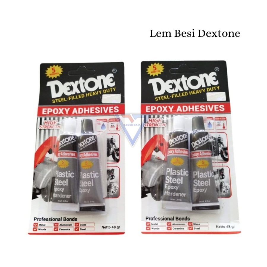 

LEM BESI 5 MENIT DEXTONE 48gr | LEM CAMPUR EPOXY ADHESIVES SERBA GUNA