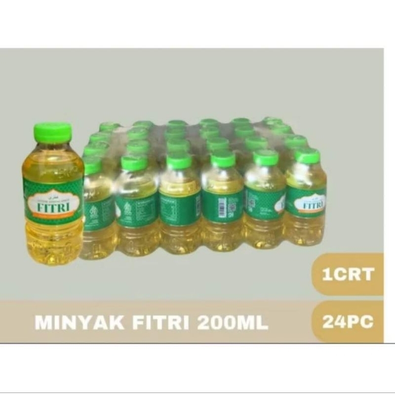 

Minyak goreng fitri botol 200 ml (24 btl)