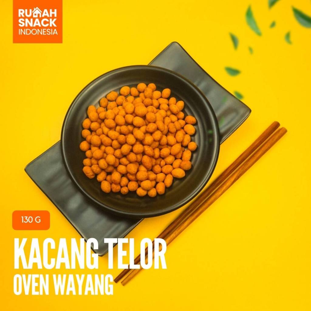 

Cemilan Kacang Telur Kacang Oven 130g Renyah Gurih Enak