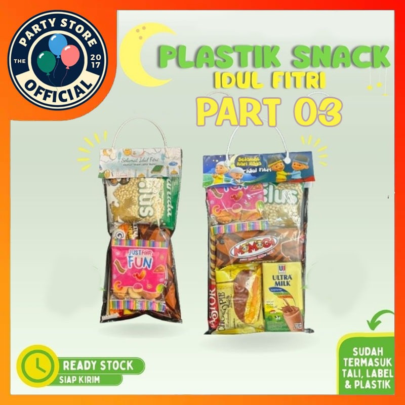 

PLASTIK SNACK LEBARAN IDUL FITRI, PLASTIK GOODIE BAG HAMPERS LEBARAN IDUL FITRI 2025 HARGA PER 1 PCS