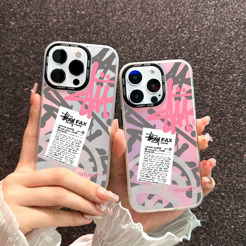 SS1106 Case INFINIX SPARK 30 30 PRO Premium Hologram Hardcase Stussy Casing Hp DA