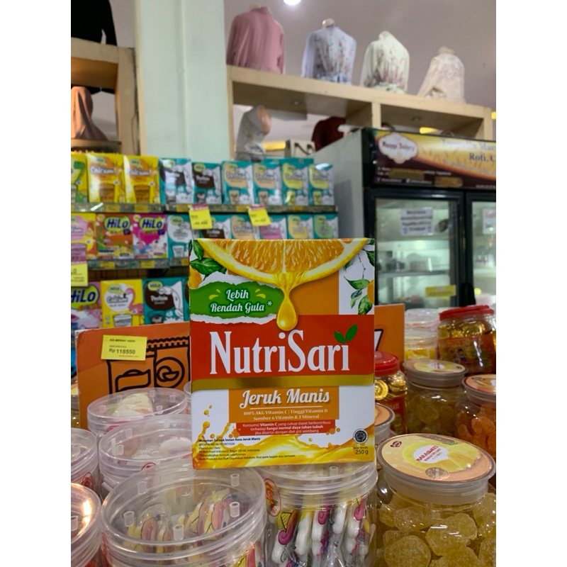 

NUTRISARI JERUK MANIS LESS SUGAR