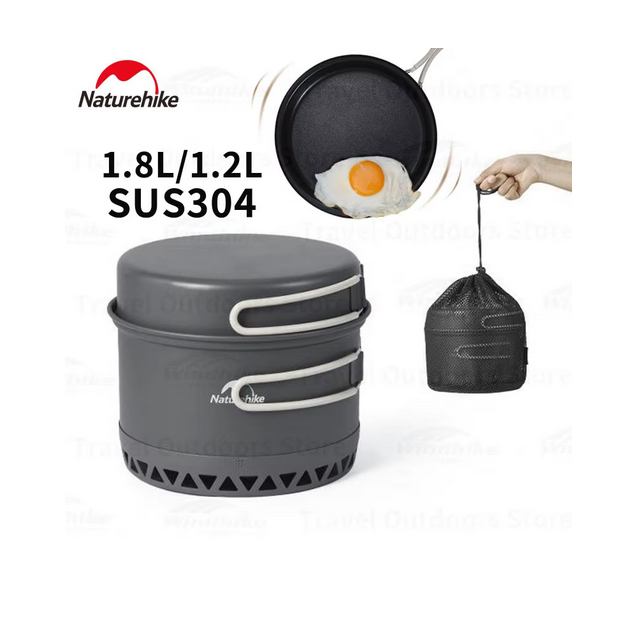 NATUREHIKE CNK2300CJ0002 ALAT MASAK ALUMINIUM - NESTING SET