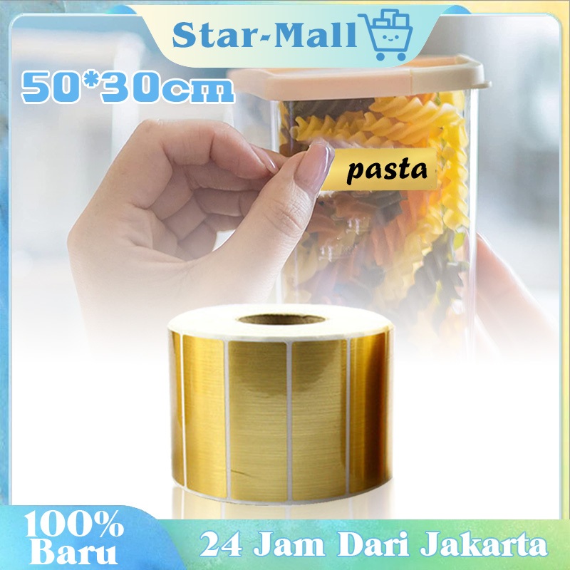 

Label Thermal Emas Printer Label Sticker Kode Batang Pet Tahan Air