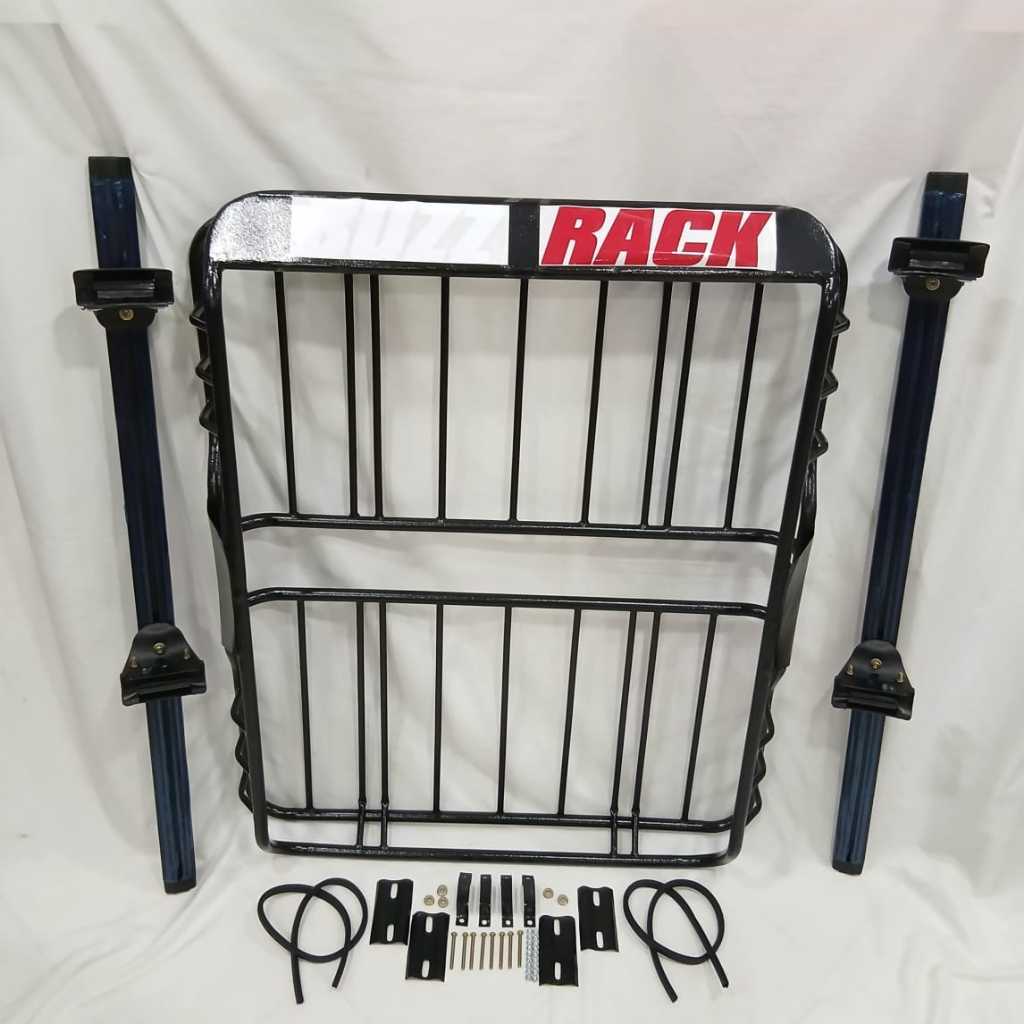 Rack Atas Bagasi Model Buzz Rack Plus Kaki Rack Khusus Mobil All New Fortuner Pajero Rush