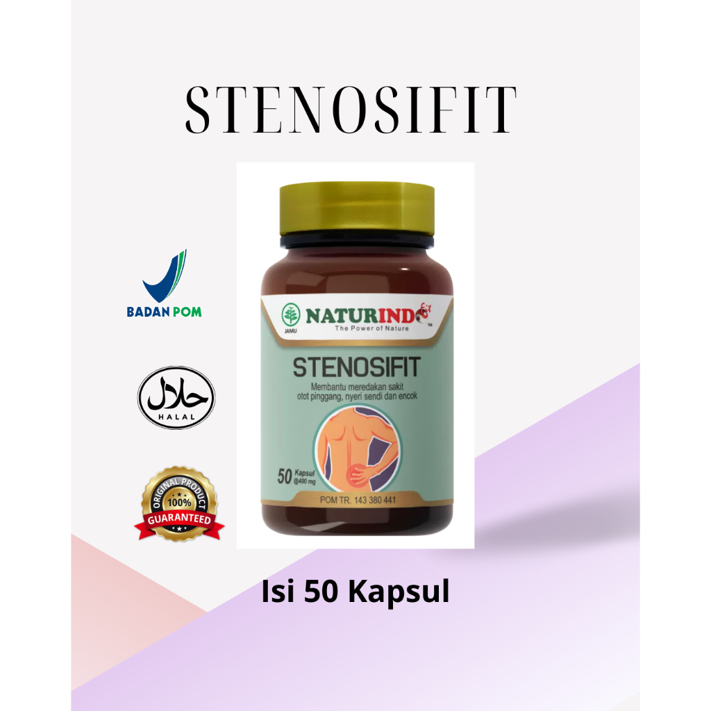 Naturindo Stenosifit Obat Herbal Mengobati Syaraf Kejepit