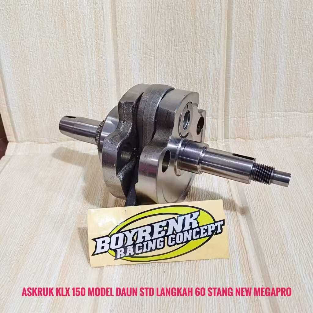 (MODEL DAUN STD) ASKRUK KRUK AS KLX 150 MODEL DAUN STD LANGKAH 60 PIN 14 - BOYRENK RACING
