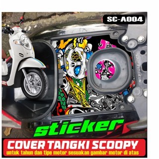 STRIPING STICKER PELINDUNG COVER TANGKI SCOOPY 2019  / STICKER PELINDUNG COVER TANGKI SCOOPY 2019