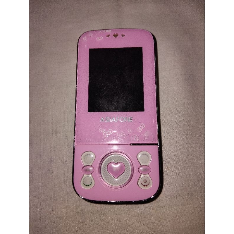 (MATI) Hp jadul Asiafone Hello kitty Edition Second