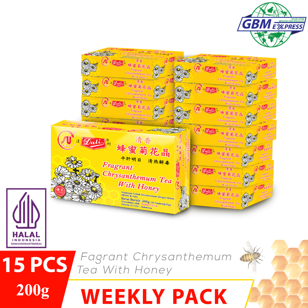 

SU Brand Weekly Pack Chrysanthemum with Honey Membantu Redakan Panas Dalam 200g - 15 Pcs