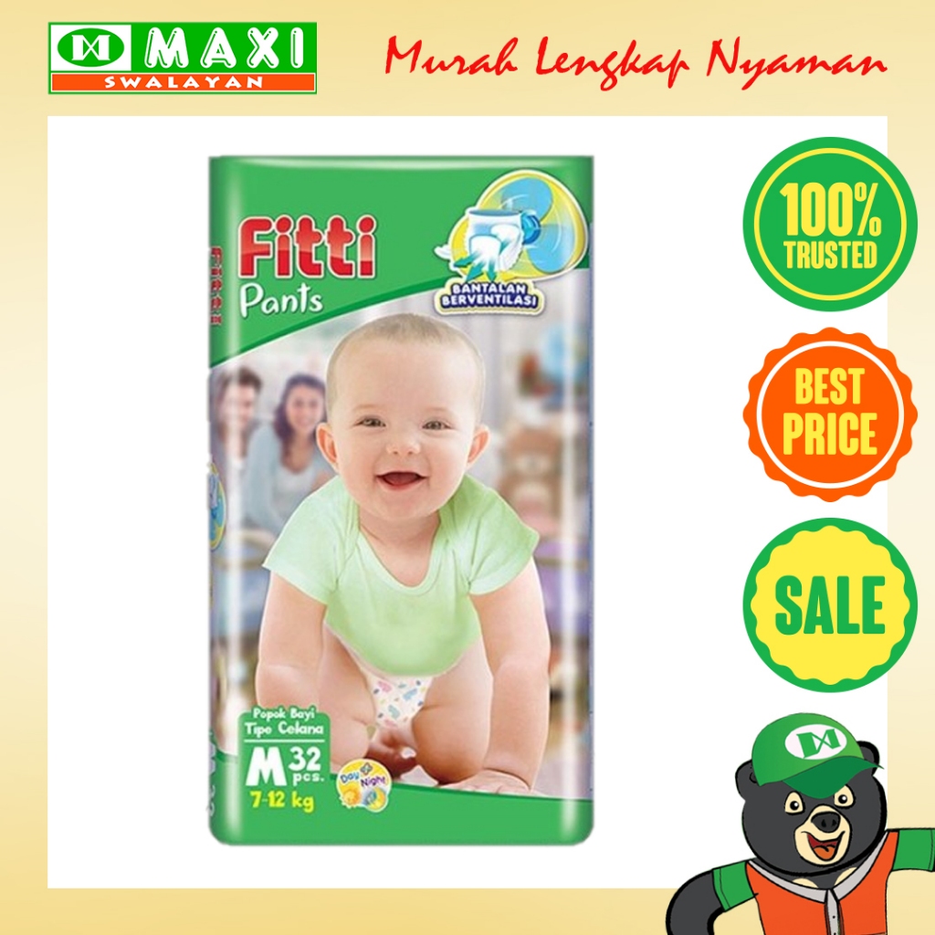 Fitti Pants Diapers Isi M32