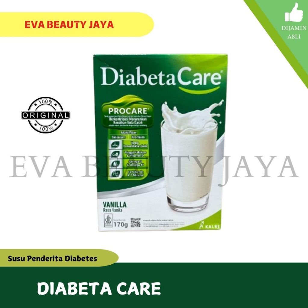 

DiabetaCare Vanilla 170gr/ Susu Dewasa