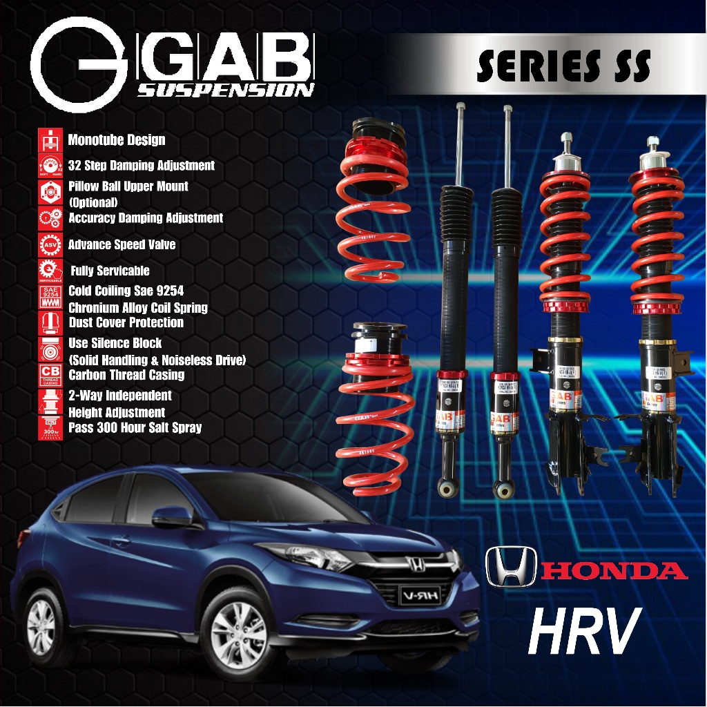 GAB SS Series coilover untuk HRV