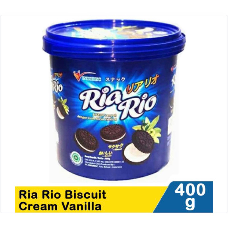 

Ria Rio Biscuit Cream Vanilla 400 g