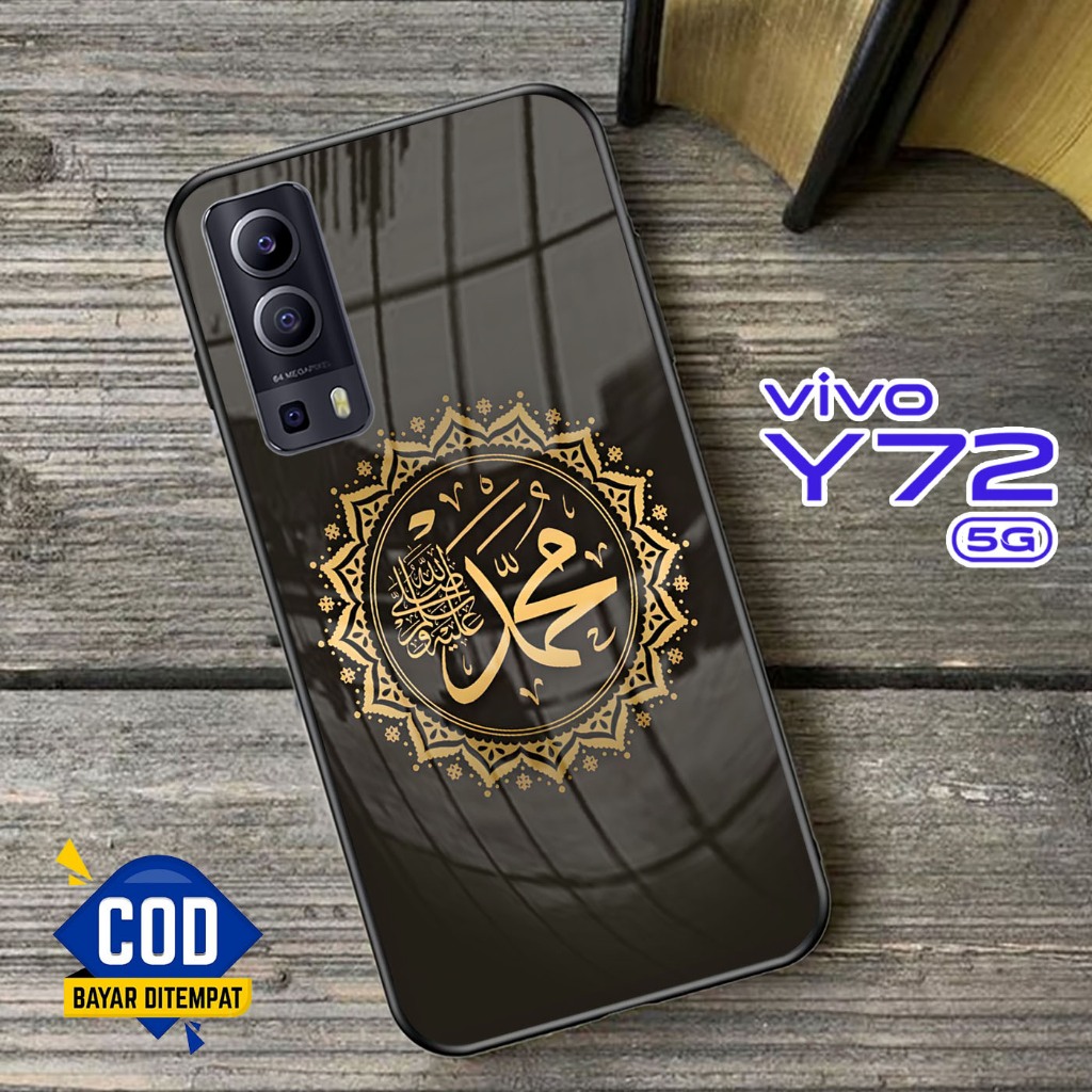 Softcase Kaca VIVO Y72 (5G) - Case Handphone VIVO Y72 (5G) [T76].