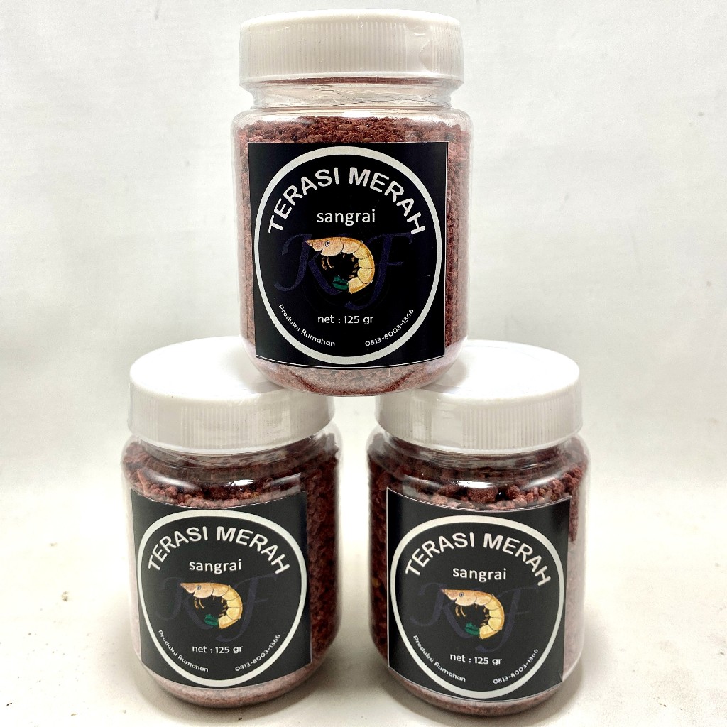 

Terasi Merah Sangrai Matang siap pakai 125 gr Termurah