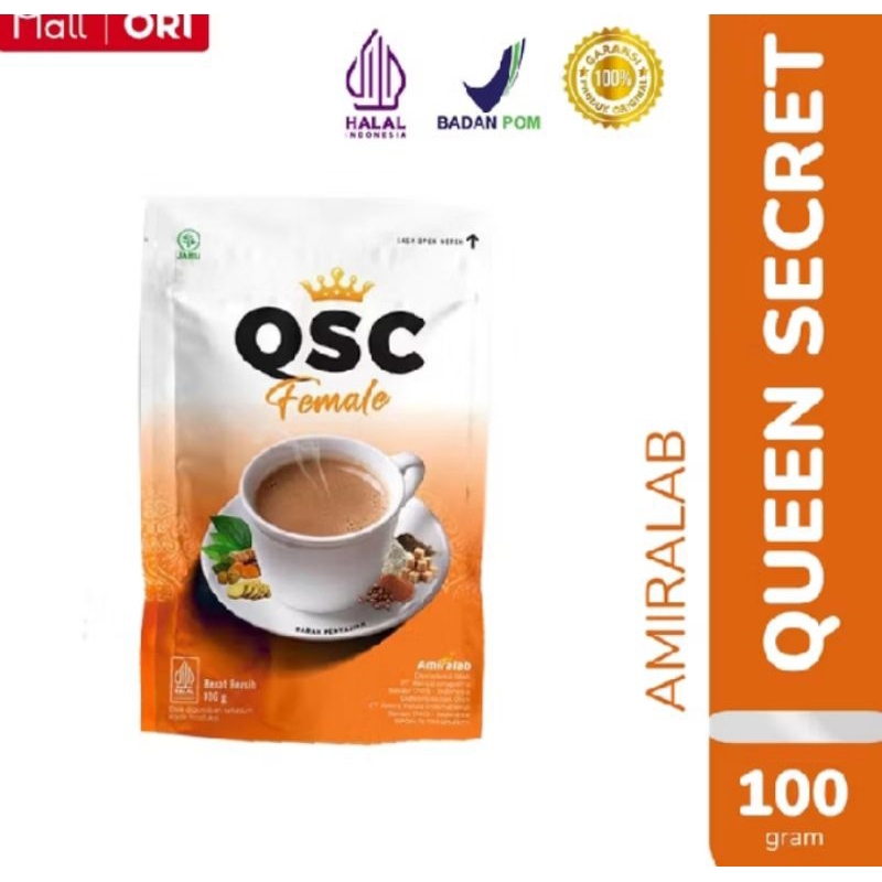 

PROMO QSC FEMALE KOPI HERBAL BERAT 100GRAM HALAL ORIGINAL