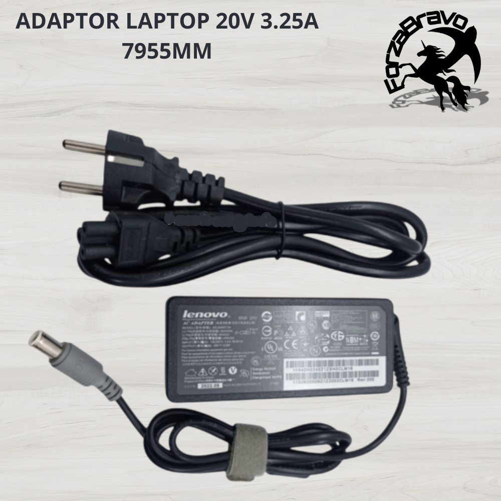 Charger Laptop  T510i T520 T520i T530 T60 20V 3.25A 65W 7.9*5.5mm