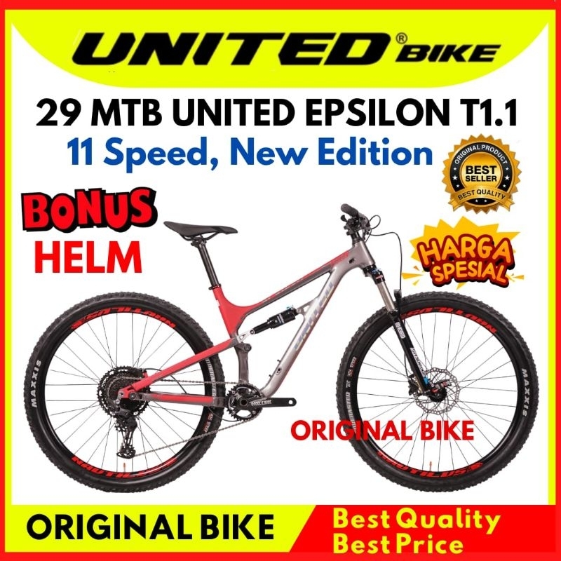 SEPEDA FULLSUS 29 MTB UNITED EPSILON T1.1 NEW