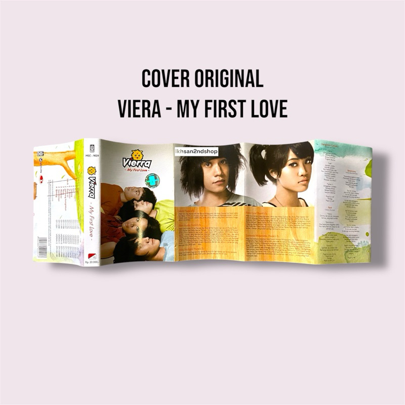 Sampul / Cover Kaset Pita Vierra - My First Love Original
