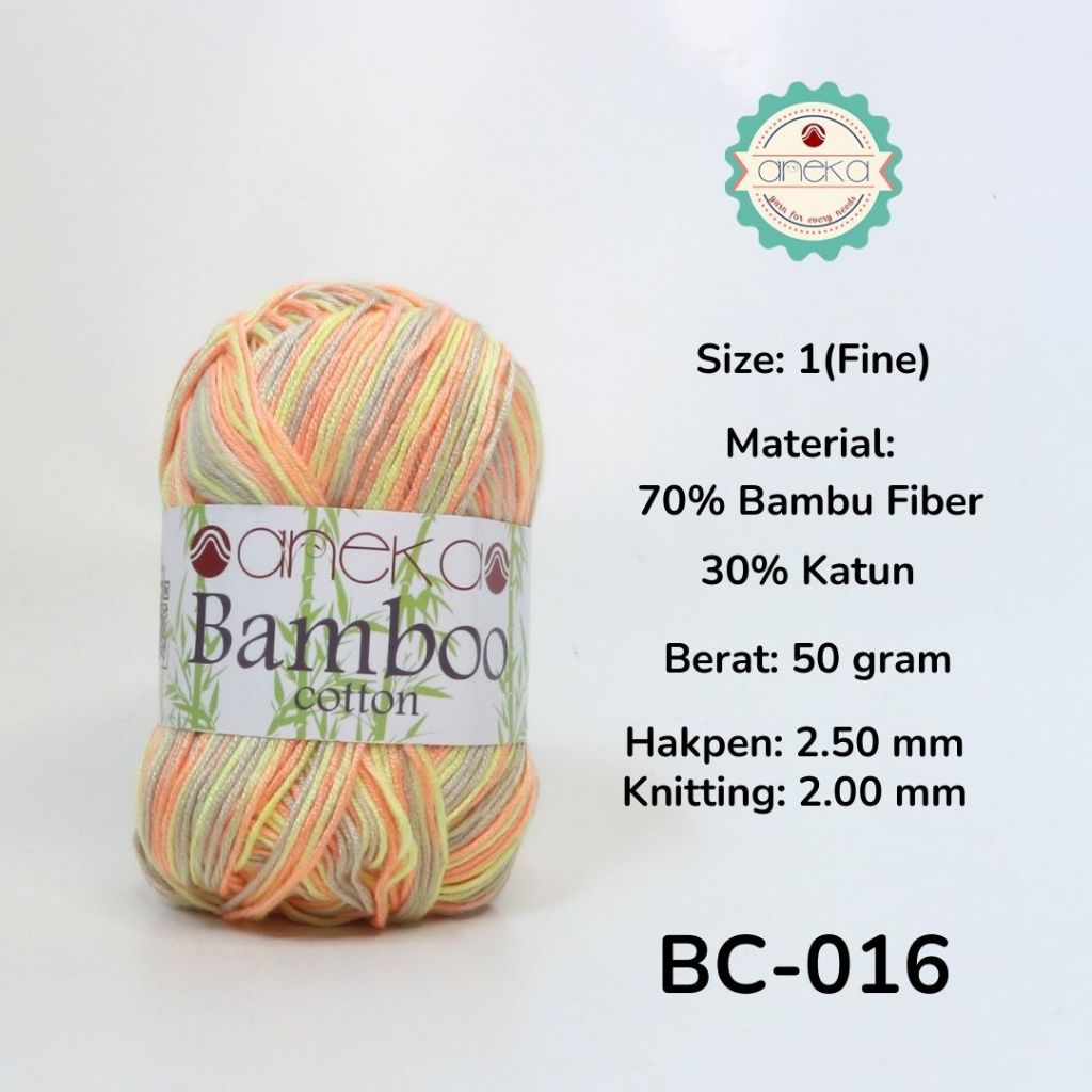 Benang Rajut Katun Bambu / Cotton Yarn - 016