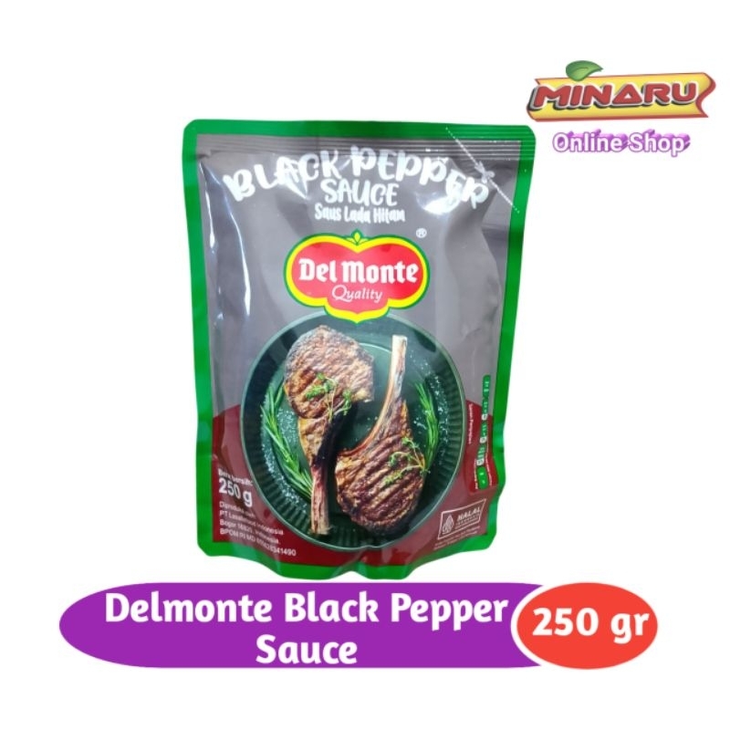 

Delmonte Black Pepper Sauce 250 gr ( Pouch )