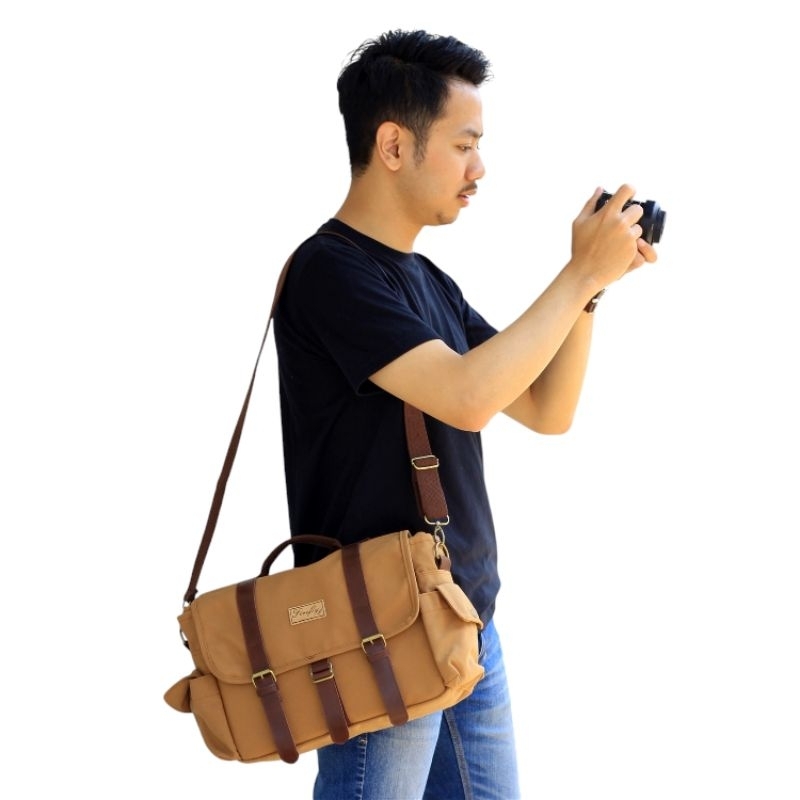 Tas Kamera Firefly Denver Camera Bag / Kanvas Waterproof & Kulit