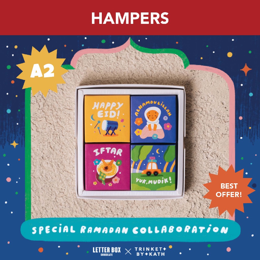 

Letter Box - Hampers Ramadan Coklat Box 4 pcs - Idul Fitri Edition