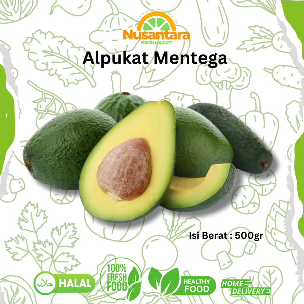 

Alpukat Mentega Super Segar 1 KG | Alpukat Mentega Bergaransi