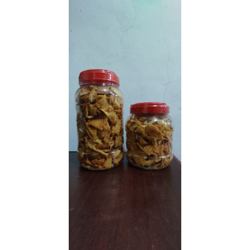 

Kue Bawang Toples Original, Spicy ±600gr, ±450gr / Makanan Jadul Enak Lezat