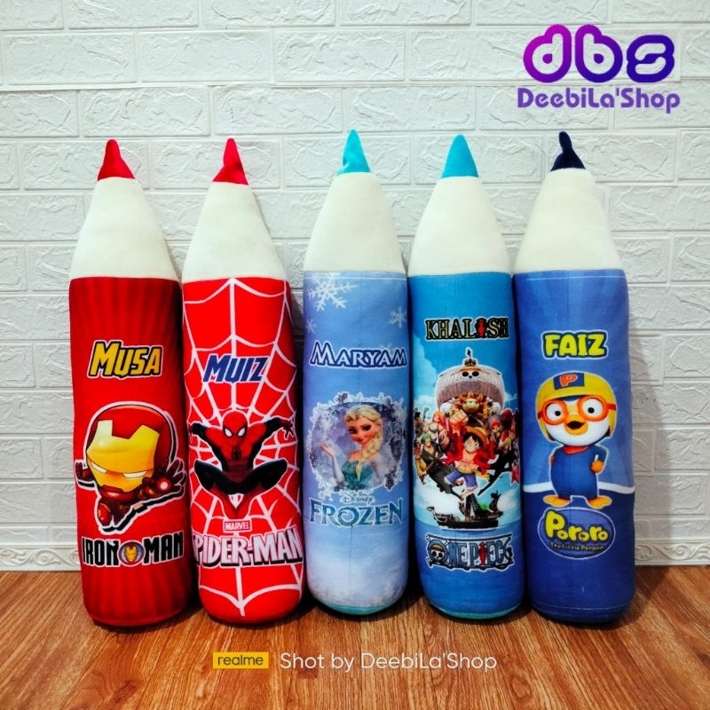 GULING PENSIL KARAKTER CUSTOM NAMA / GULING KARAKTER / GULING CUSTOM NAMA / GULING PENSIL MURAH