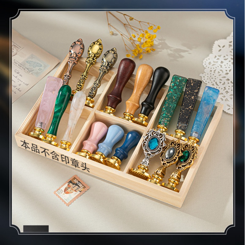 

Gagang Stempel Wax Elegan (only!) – Pegangan Stempel Lilin Berbagai Model - Properti foto wedding stationery