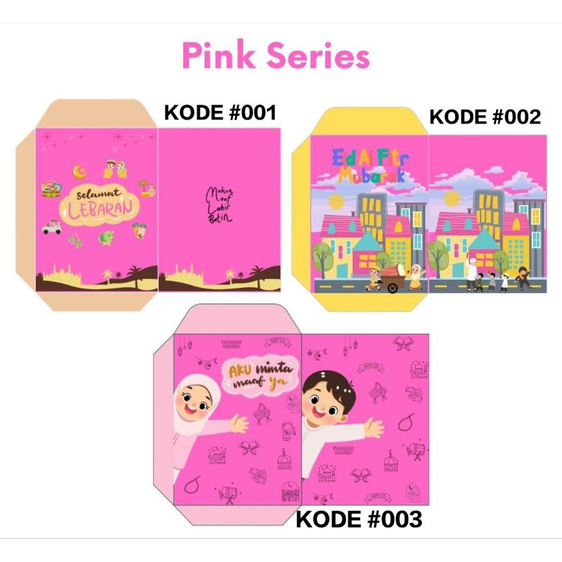 

Amplop Lebaran Isi 10 pcs Mix Pink Series
