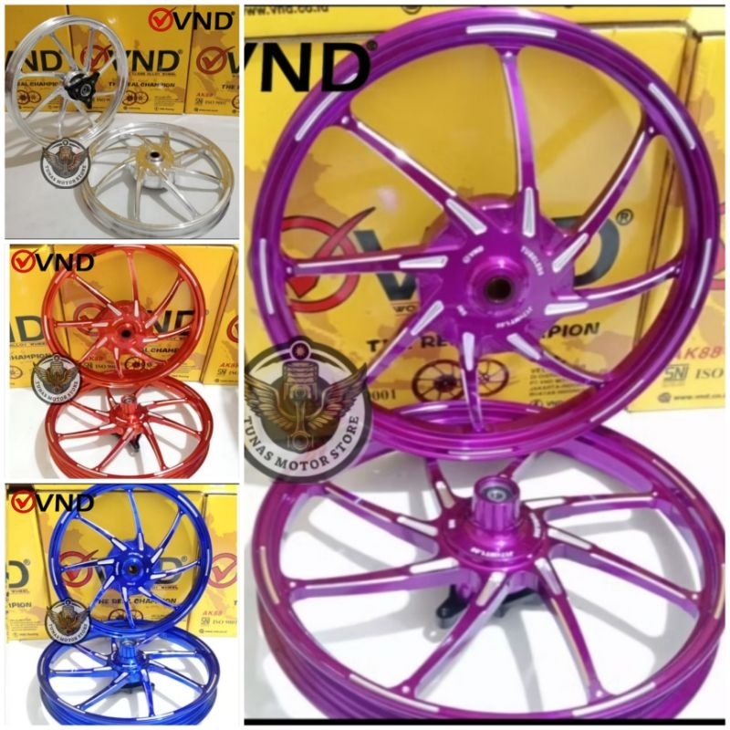 VELG RACING VND AK 88 AEROX OLD AEROX NEW VELG VND AK-88 AEROX NEW AEROX OLD 160-160-17