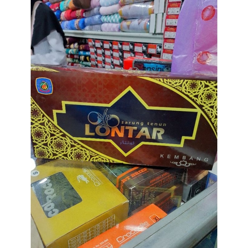 Sarung Lontar Kembang cap Mangga